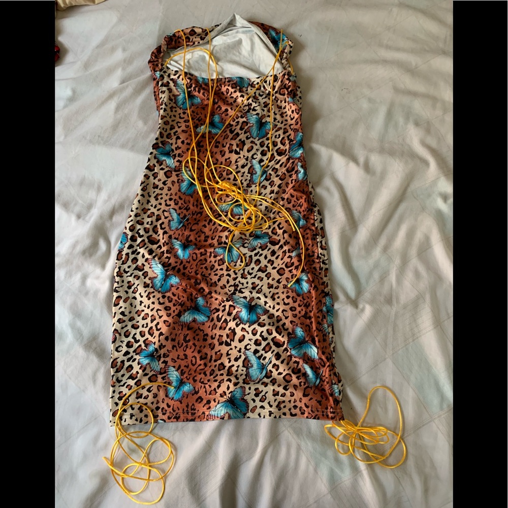 New butterfly 🦋 Cheetah print dress